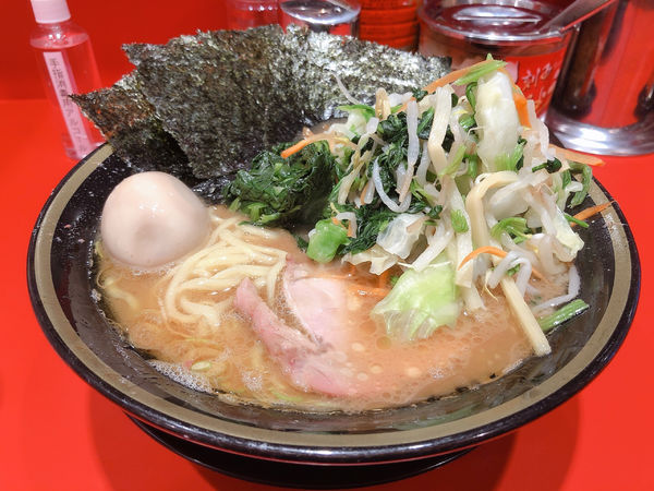 「ラーメン中　味玉子　野菜畑」@環2家 蒲田店の写真