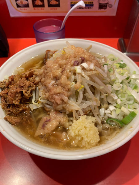 「小ラーメン豚2枚 ほぐし豚」@麺屋 桐龍の写真