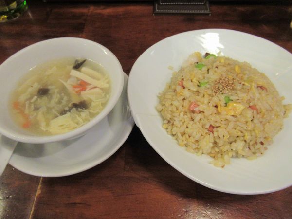 「五目チャーハン（ハーフ）（460円）」@麺飯坊 無双の写真