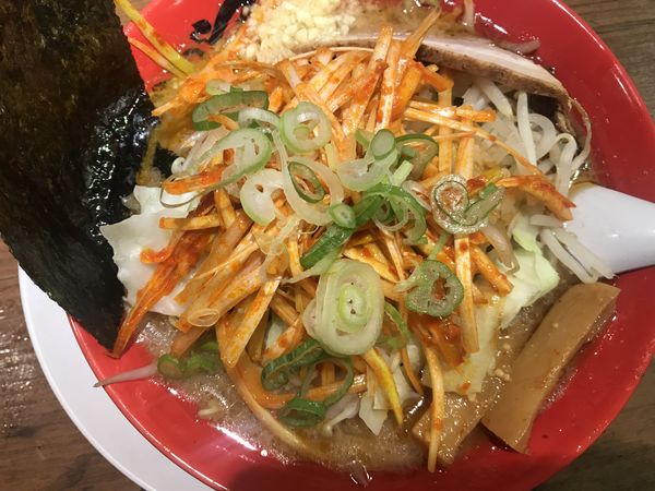 「辛ねぎ味噌900円」@旭川味噌ラーメン ばんから 池袋西口店の写真
