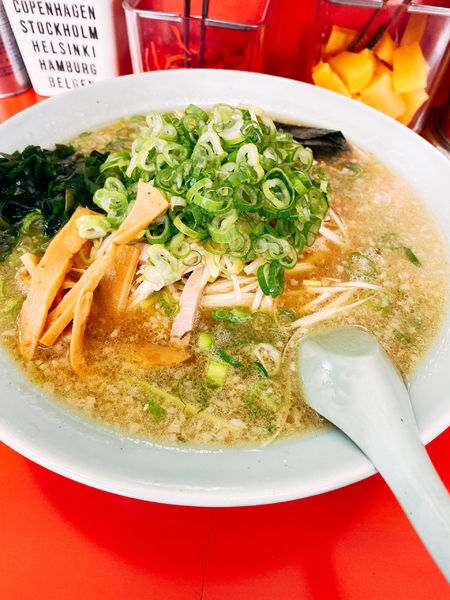 「ネギラーメン刻みネギまし」@ラーメンショップ 太田店の写真