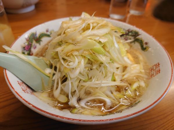 「ラーメン750円＋ネギネギ220円」@関越ラーメン 仙龍の写真