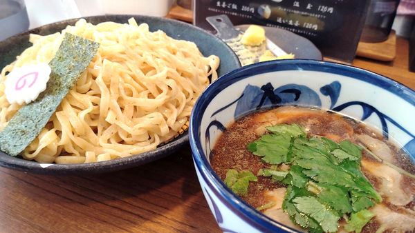 「【昼】紫生姜つけ麺」@長岡生姜ラーメン しょうがの湯 渋谷総本店の写真