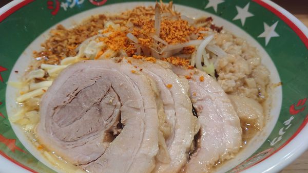 「スープまぜそば」@ジャンクガレッジ ふじみ野駅前店の写真