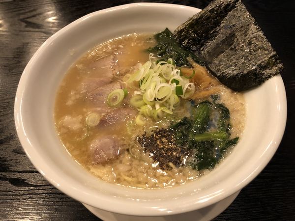 「背脂中華そば」@中華そば 天の写真