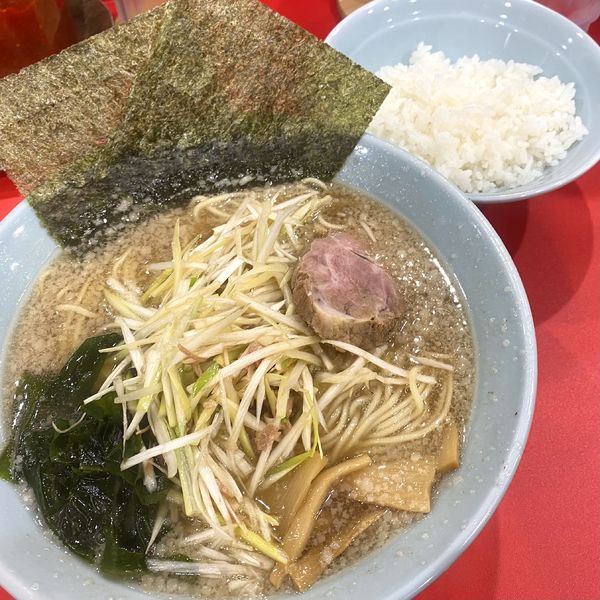 「ネギラーメン＋半ライス」@ラーメン 光○の写真
