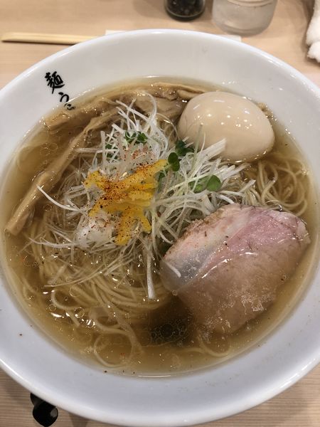 「ゆず塩SOBA900円」@麺うらたの写真