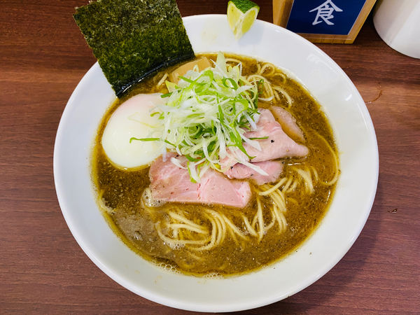 「鯵味噌ねぎ中華」@中華そば うお青の写真