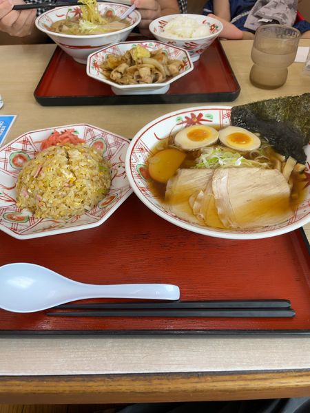「支那そばチャーハンコンビ」@餃子の一番亭 伊豆長岡店の写真