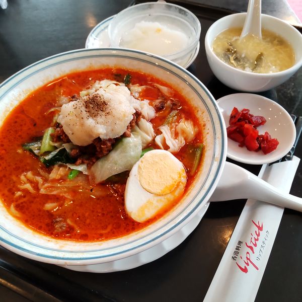 「担々麺（￥900）」@リップスティックの写真