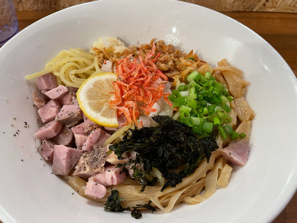 「【限定】海老油そば750円」@らーめん コットンポットの写真