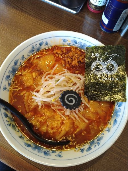 「勝浦タンタンメン（大盛り）」@大輪 鴨川店の写真