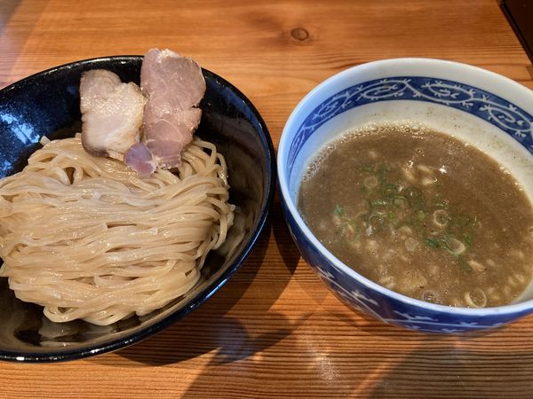 「濃厚煮干しつけ麺（900円）」@志奈そば 田なか いすみ店の写真
