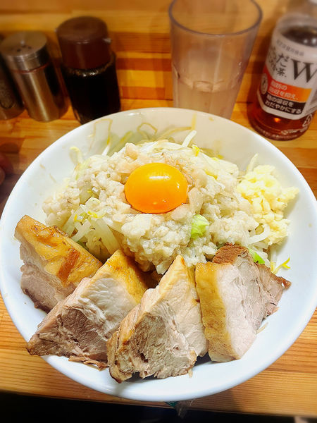 「肉増しまぜそば醤油¥1,000-」@麺処 MAZERUの写真