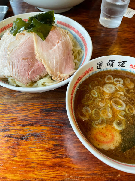 「ちゃあしゅうつけ麺　中盛」@中華めん処 道頓堀の写真