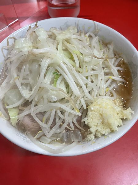 「小ラーメン麺半分」@ラーメン二郎 松戸駅前店の写真