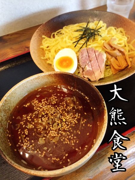 「しょうゆつけ麺￥750」@大熊食堂の写真