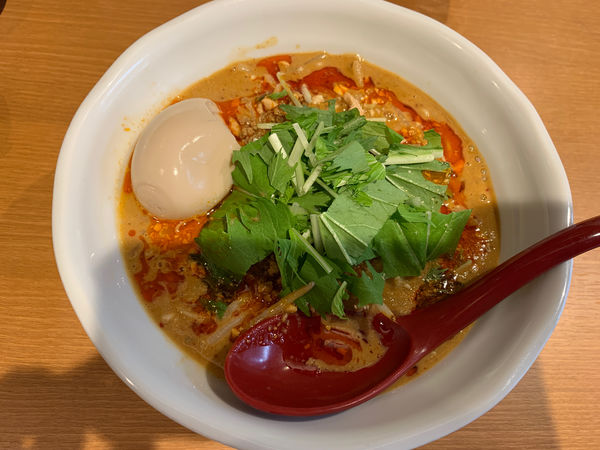 「【限定】坦々麺」@らーめん蓮 三軒茶屋店の写真