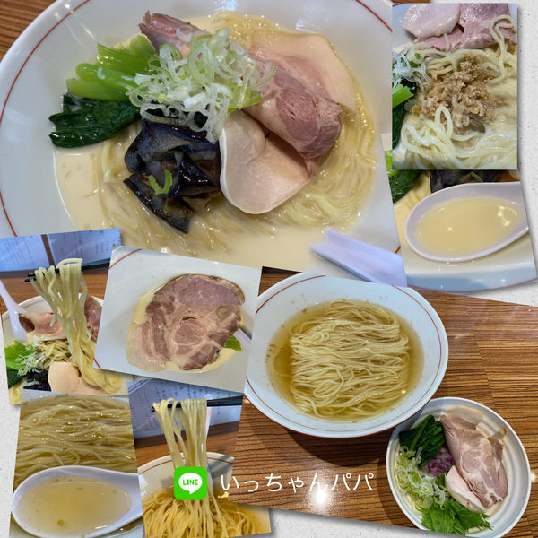 「9月限定）冷豆乳辣麺 800円  夏限定）冷シビ塩そば」@niboの写真