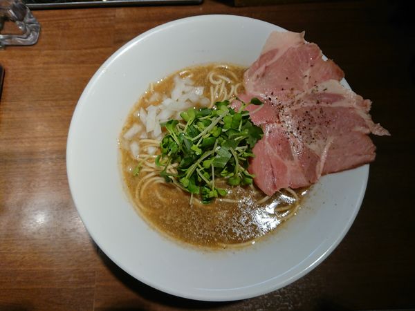 「濃厚烏賊煮干中華そば(醤油)790￥+和え玉￥190」@麺屋 ねむ瑠の写真