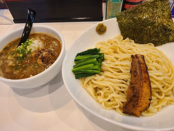 「海老ワンタンつけ麺」@海老・特濃煮干そば まるはの写真