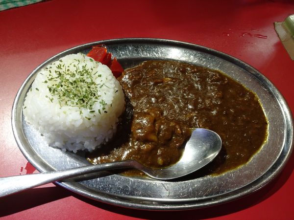 「ミニ牛すじカレー（300円）」@風は南からの写真