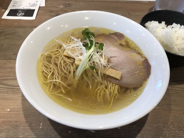 「だし麺 （塩） 880円」@だし麺屋 ナミノアヤの写真