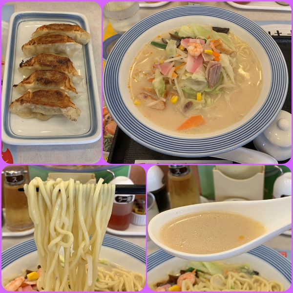 「長崎ちゃんぽん　薄皮ぎょうざ5個セット¥760」@長崎ちゃんぽん リンガーハット 綾瀬市役所前店の写真