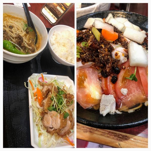 「貴妃膳580冷やし坦々麺780」@四川屋台の写真