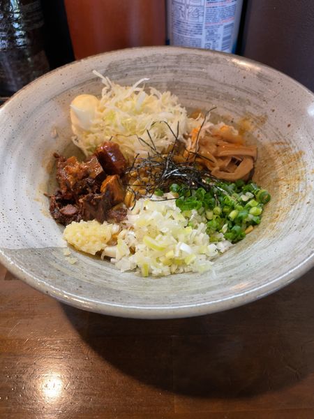 「まぜそば」@麺や 桜風の写真