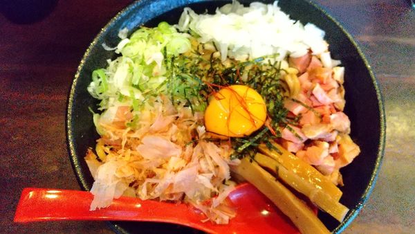 「油そば680円中盛り」@麺屋きころく 成増店の写真