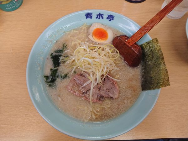「醤油ラーメン小￥600＋ライス￥100」@ラーメン青木亭 越谷店の写真
