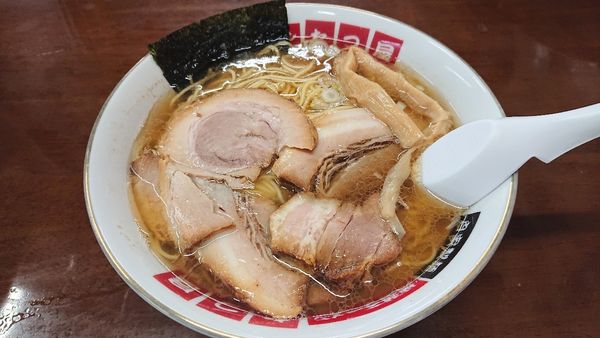「チャーシュウメン(醤油)大盛り   1050円」@地鶏ラーメン たつ屋の写真