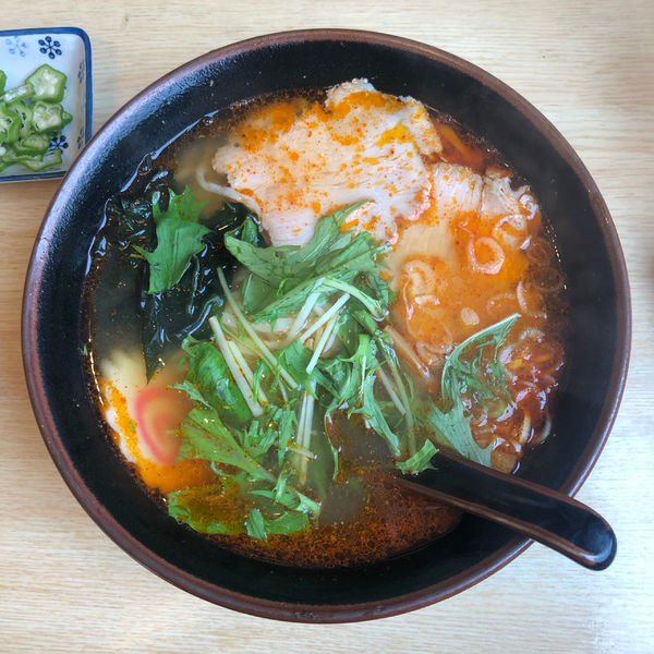 「栄菜ラーメン（手打ち麺）」@ラーメン 心道の写真
