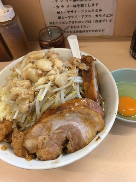 「汁なし　880円」@自家製ラーメン 大者の写真