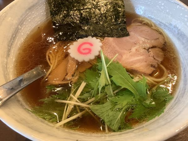 「中華そば770円　＋　焼き餃子490円」@生竜の写真