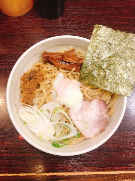 「油そば」@自家製太打麺 勢拉 稲毛店の写真