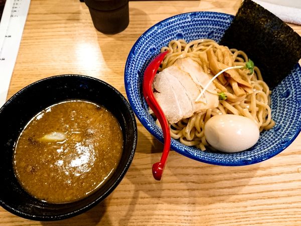 「つけめん 味玉入り」@焼きあごラーメン 侍道の写真