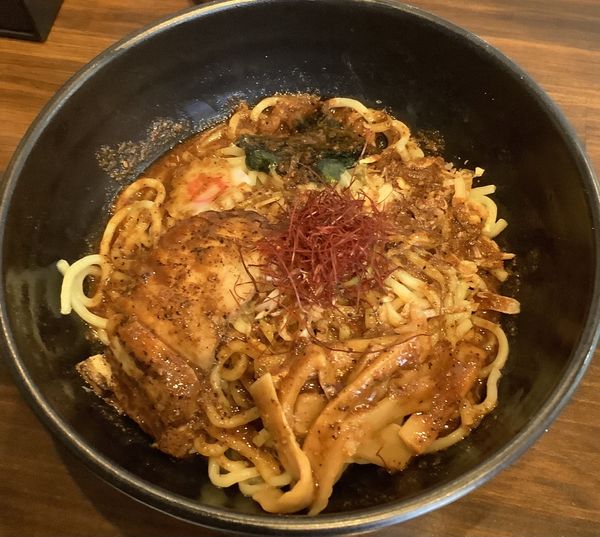 「［限定］麻辣油そば　大盛」@中屋 白楽店の写真