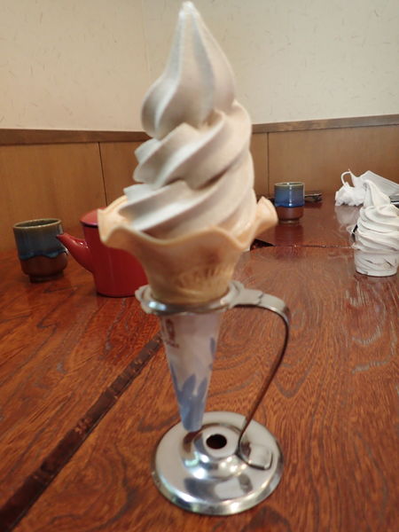「そばソフトクリーム(300円)」@そばきり長助の写真