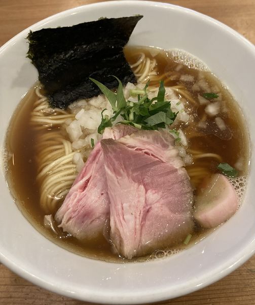 「煮干しソバ（750円）＋和え玉（200円）」@中華ソバ 篤々 TOKU-TOKUの写真