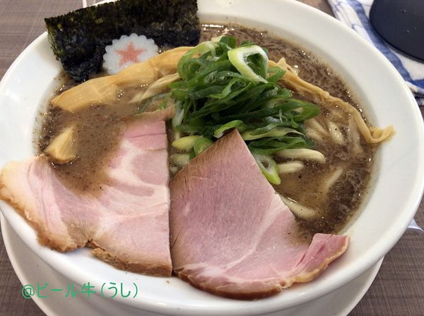 「濃厚煮干しラーメン(850円)」@東京ラーメンショーセレクション極み麺「まぐちゃんラーメン」 越谷店の写真