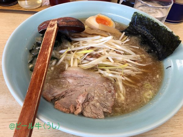 「ネギラーメン小(700円)」@ラーメン 頑固おやじの写真