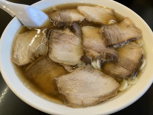 「正油チャーシュー麺」@喜多方ラーメン 来夢 郡山横塚店の写真