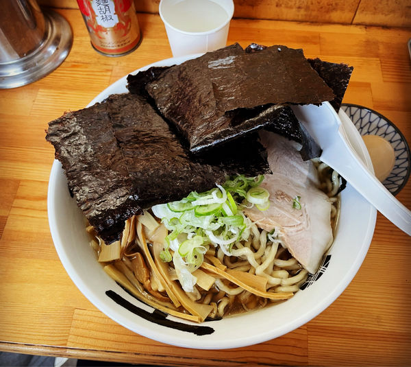 「中華そば＋海苔」@天童製麺の写真