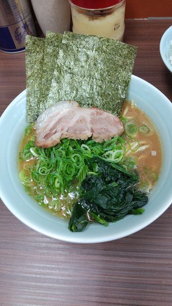 「九条ネギらーめん」@横浜家系らーめん 武蔵家 川口店の写真