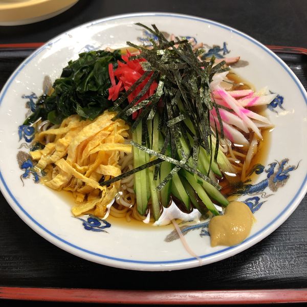 「冷やし中華」@そば処 上むらの写真