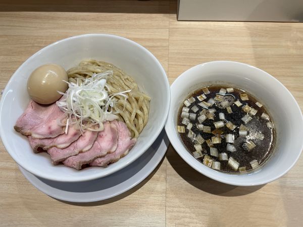 「美濃地溜まりつけ麺　1000円」@鶏そば 満つるの写真