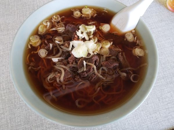 「馬肉ラーメン（醤油）　750円」@前田屋の写真