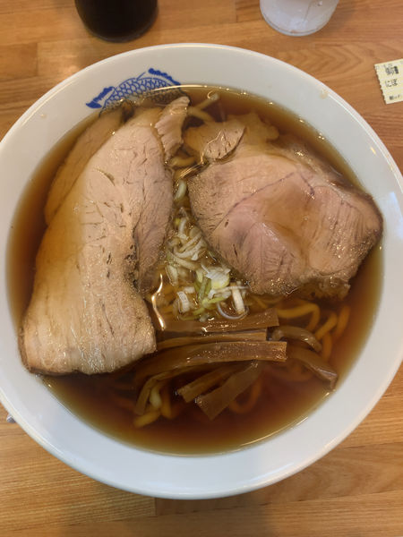 「極太煮干しそば」@麺屋 らいぞうの写真